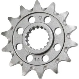 JT SPROCKETS JTF1441.14SC FRONT SELF CLEANING SPROCKET 14 TEETH 520 PITCH NATURAL STEEL