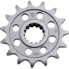 JT SPROCKETS JTF741.15 FRONT REPLACEMENT SPROCKET 15 TEETH 525 PITCH NATURAL CHROMOLY STEEL