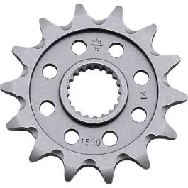 JT SPROCKETS JTF1590.14SC FRONT SELF CLEANING SPROCKET 14 TEETH 520 PITCH NATURAL STEEL