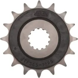 JT SPROCKETS JTF565.16RB FRONT RUBBER CUSHIONED SPROCKET 16 TEETH 520 PITCH NATURAL SCM420/20CRMO CHROMOLY STEEL
