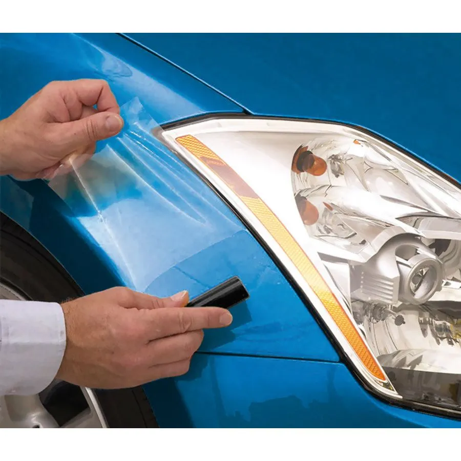 PROTEZIONE A PELLICOLA TRASPARENTE 10X50CM INVISIBILE CARROZZERIA AUTO VENZO
