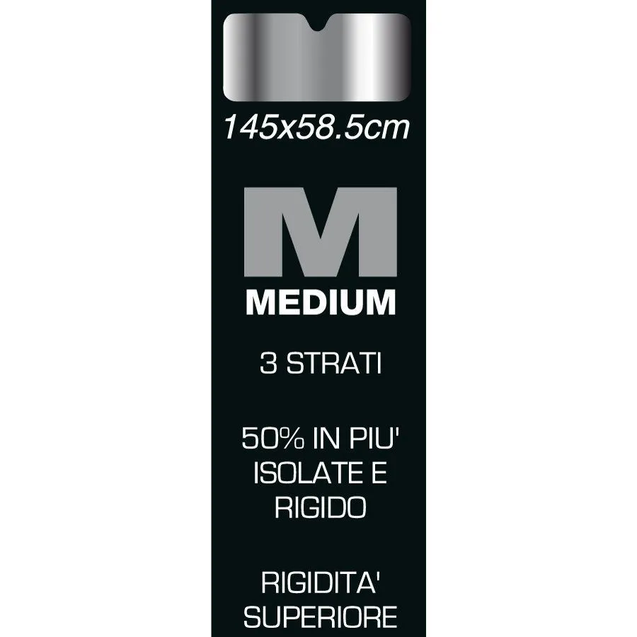 PARASOLE PER PARABREZZA AUTO SCOOP 145X58,5CM PARA LUCE UNIVERSALE PAPIRAZZI