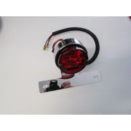 Fanalino moto custom 21/5w tondo cromato portatarga universale YAMAHA SR 250