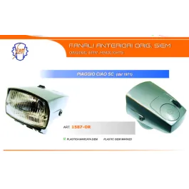 FANALE FARO PIAGGIO CIAO SC DAL 1971 GRIGIO SIEM 1587-OR