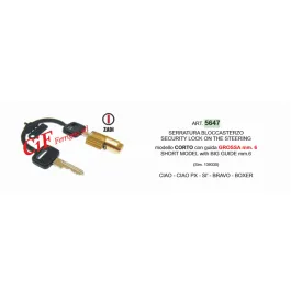 Bloccasterzo guida larga PIAGGIO CIAO - CIAO PX - SI - BRAVO - BOXER