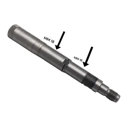 Asse ruota anteriore Ø mm 18 Vespa PX prima serie