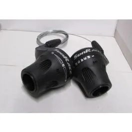 coppia comandi cambio mtb grip shift 7 velocità speed