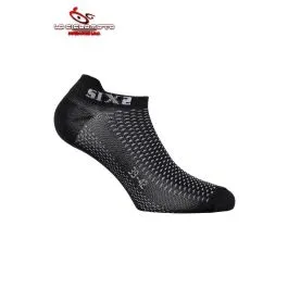 calza calzini fantasmini sixs neri taglia 43 46 tecnici sport socks fantasmini