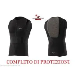 maglia intimo smanicato tecnico sixs kit prosm9s protezioni schiena corsa bici