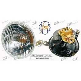 Gruppo ottico completo faro anteriore siem vespa px 125-150-200