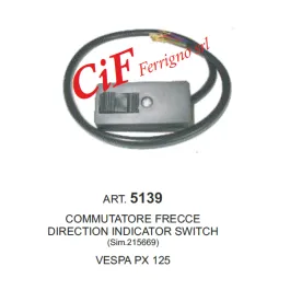 Commutatore frecce VESPA PX 125 150 200 1 SERIE TIPO ARCOBALENO 215669 CIF 5139