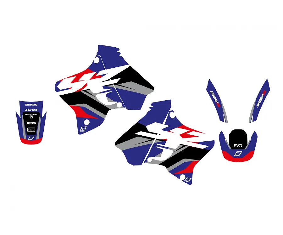 Kit adesivi Dream 5 YAMAHA YZ 125 / 250 1993-1995