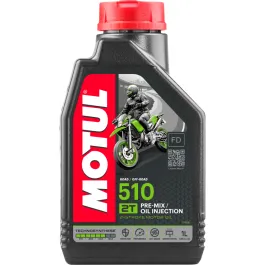 1 LITRO OLIO MIX 2T 510 SEMISINTETICO PER SCOOTER ATV MOTUL 104028
