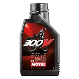 OLIO MOTORE 5W-40 4T 300V SINTETICO MOTUL 104134 ROAD RACING MOTO SCOOTER QUAD
