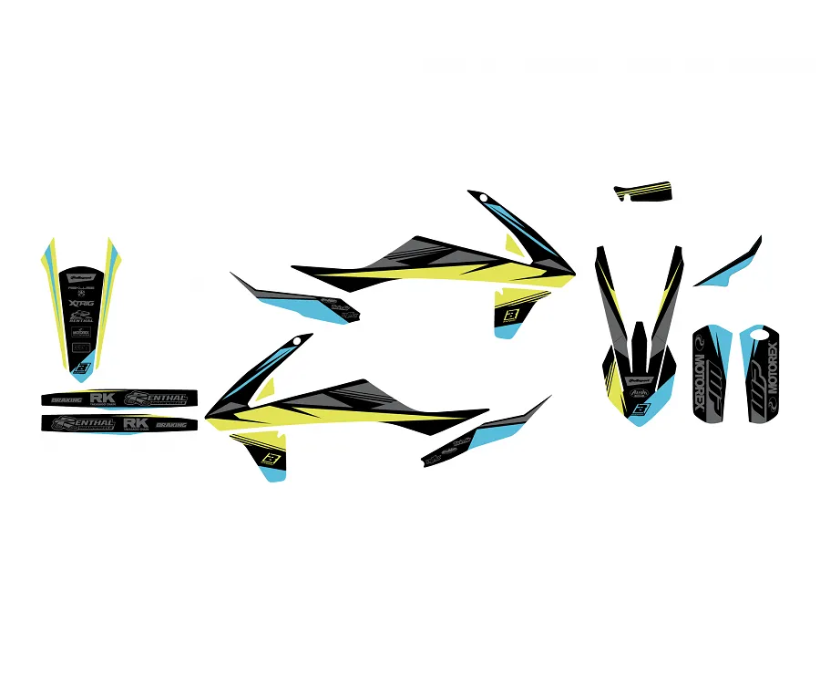 Kit adesivi Stealth KTM SX - SXF 125 / 150 / 250 / 350 / 450 2019-2022 KTM EXC - EXC-F 150 / 250 / 300 / 350 / 450 / 500 2020-2023