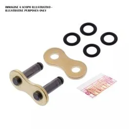 Maglia di congiunzione catena moto o-ring a ribadire 525 EKPL525SROZ2