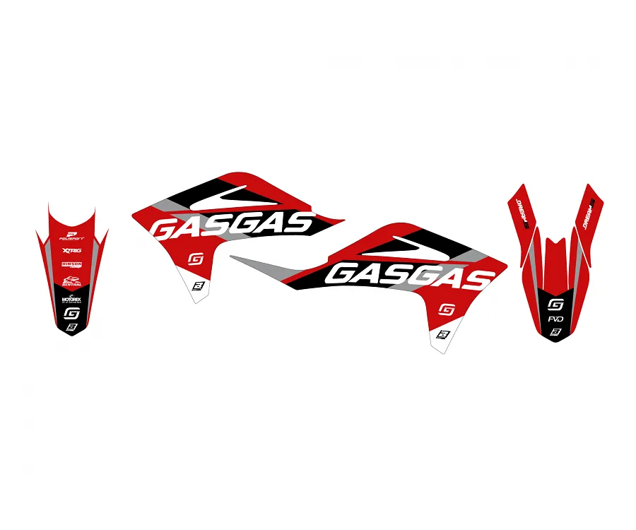 Kit adesivi Dream 5 GAS GAS EC - ECF 250 / 300 / 350 2021-2023 GAS GAS MC 125 / 250 2021-2023 GAS GAS MCF 250 / 350 / 450 2021-2023