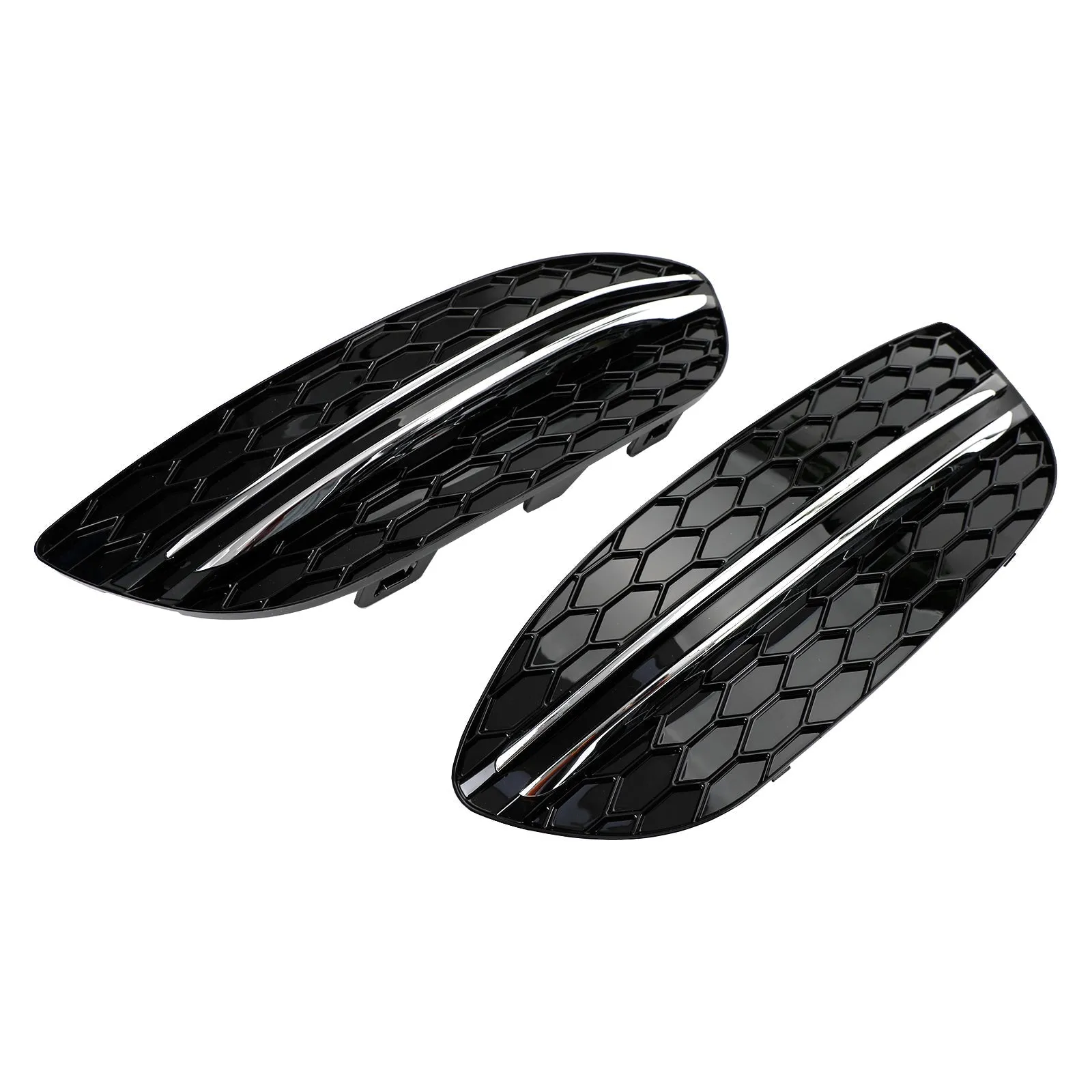 2015-2018 MERCEDES BENZ C-CLASS W205 Cache antibrouillard avant en nid d'abeille