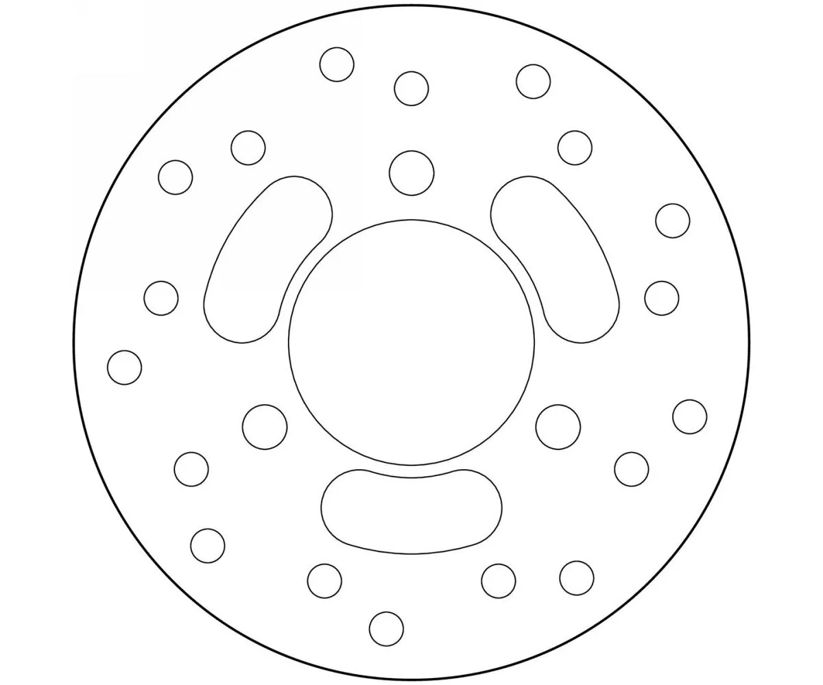 Disco Freno Fisso Brembo Serie Oro Anteriore Per Cagiva City 50 1992 > 1994-68B40711-62477