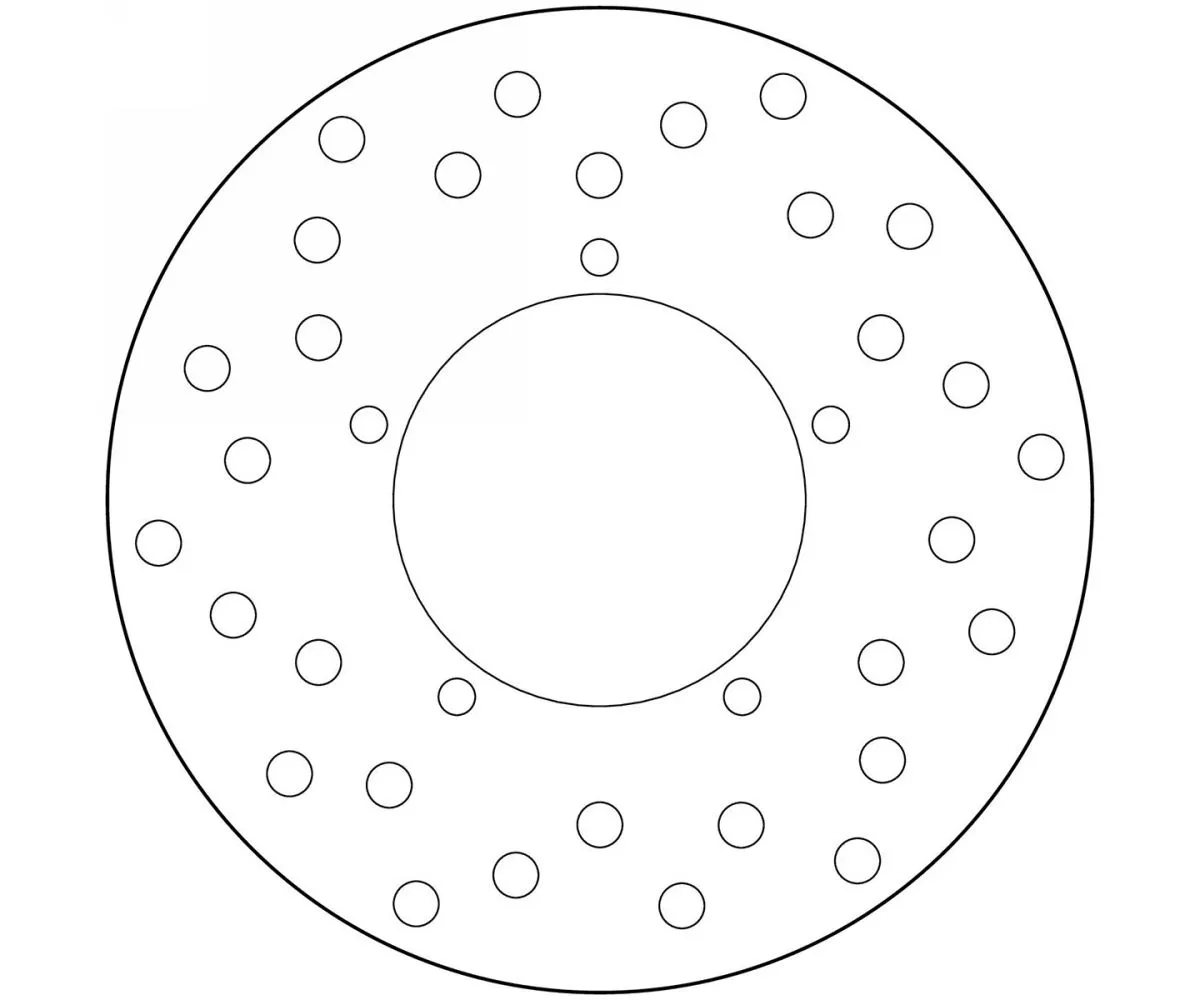 Disco Freno Fisso Brembo Serie Oro Posteriore Per Derbi Gp1 50 2001 > 2002-68B40713-62874