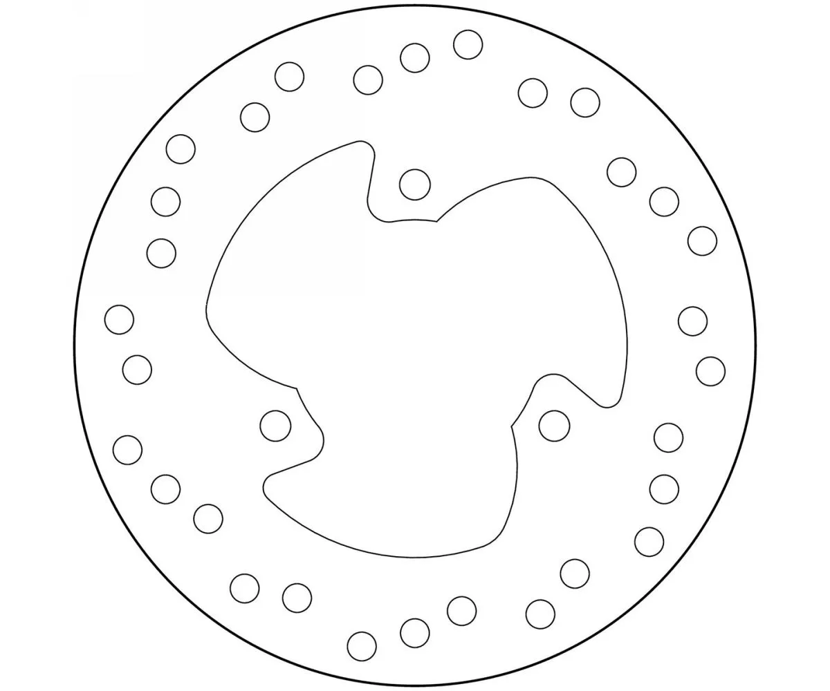 Disco Freno Fisso Brembo Serie Oro Anteriore Aprilia Sr R Factory 50 2005 > 2008-68B40719-61933