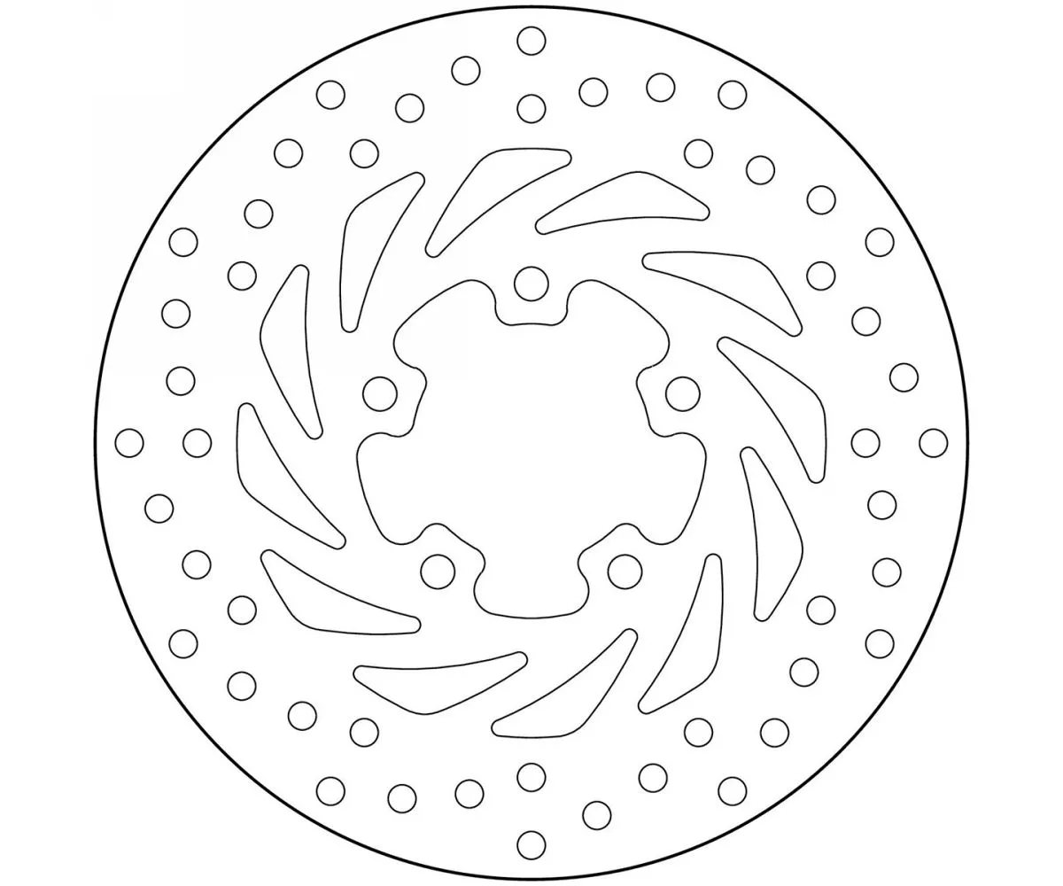 Disco Freno Fisso Brembo Serie Oro Anteriore Per Aprilia Scarabeo 50 1998 > 2005-68B40732-61912