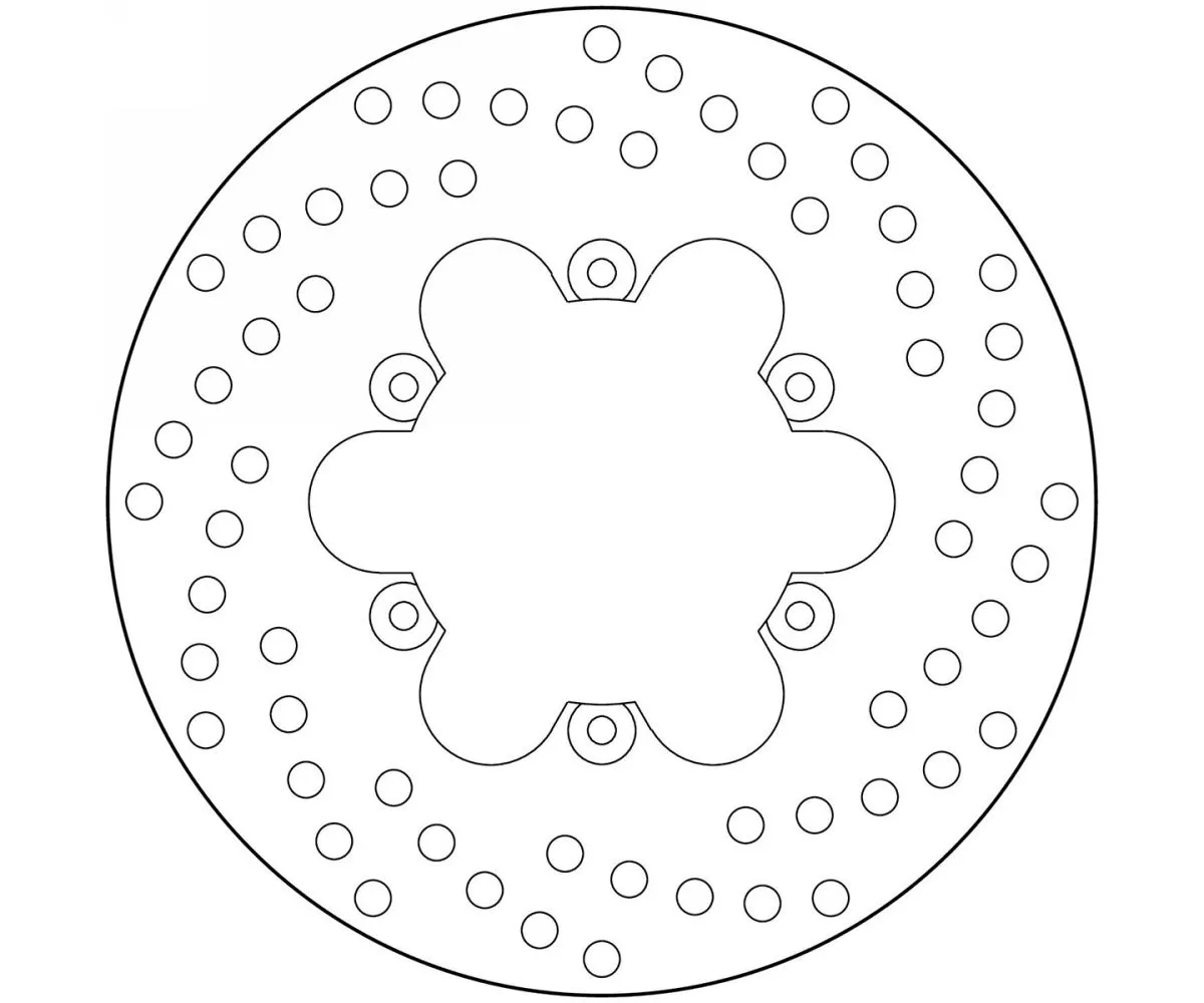 Disco Freno Fisso Brembo Oro Posteriore Benelli Velvet Touring 125 2001 > 2004-68B40735-62301