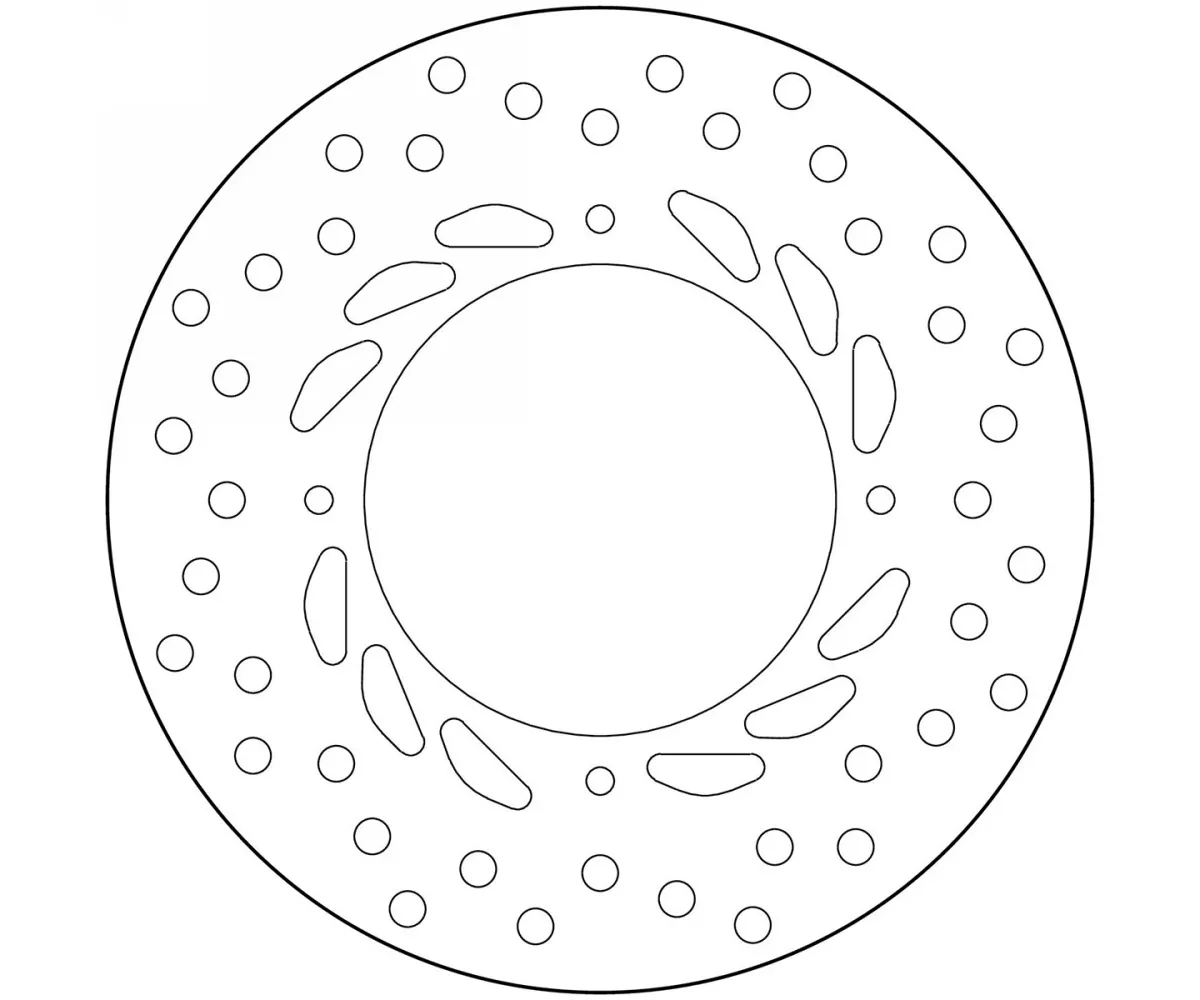 Disco Freno Fisso Brembo Serie Oro Posteriore Per Hm Cre F X 125 2008 > 2011-68B40748-72955