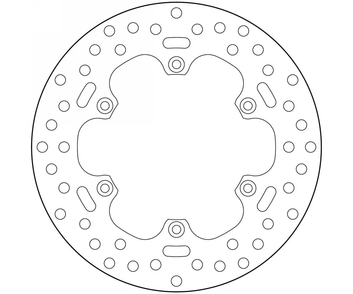Disco Freno Fisso Brembo Serie Oro Posteriore Per Ccm Ds 644 2002 > 2006-68B40752-62872