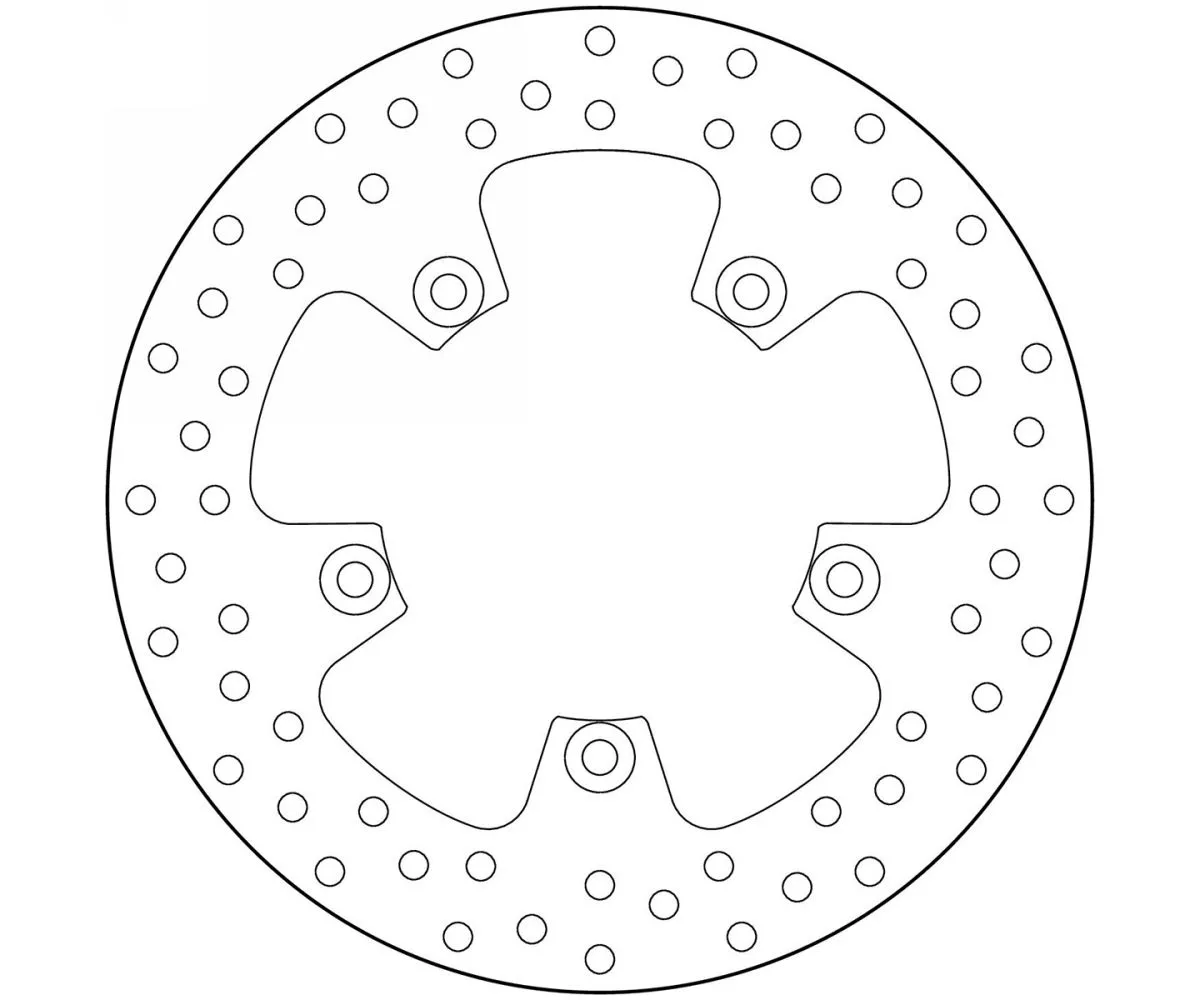 Disco Freno Fisso Brembo Serie Oro Posteriore Ducati 749 Dark 748 2003 > 2007-68B40768-62908