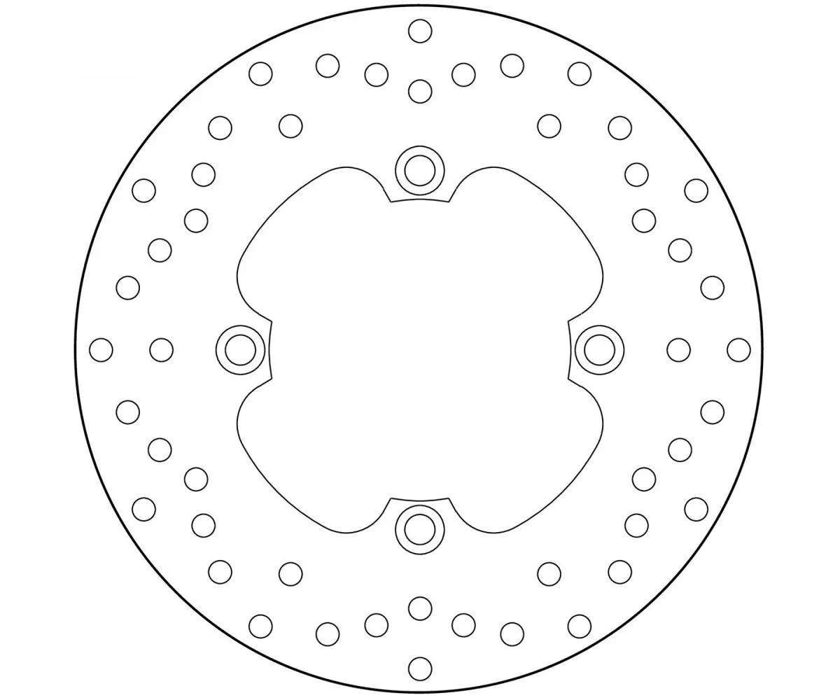 Disco Freno Fisso Brembo Serie Oro Posteriore Per Buell M2 1200 1998 > 2002-68B40780-62863