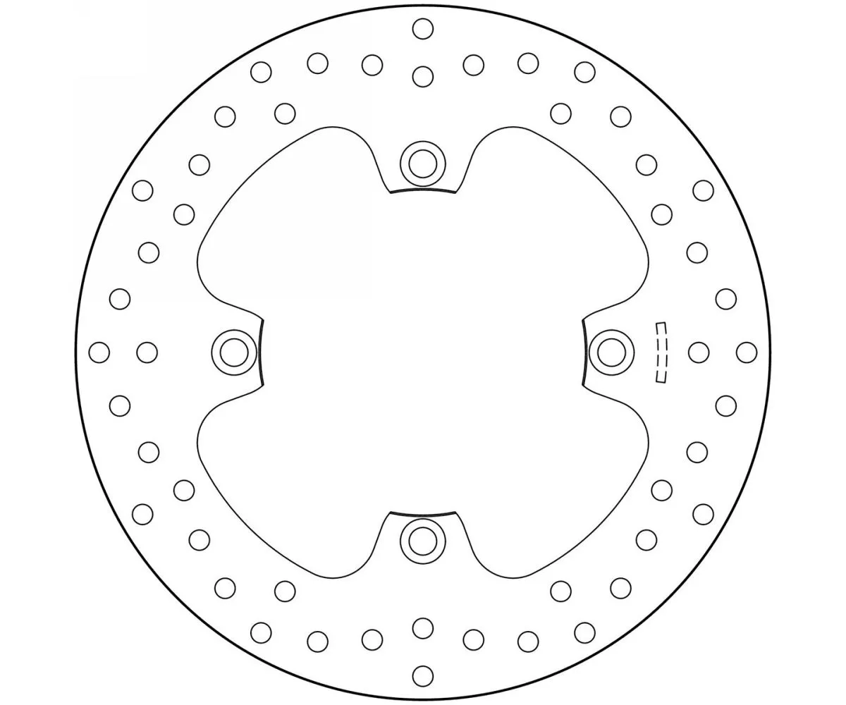 Disco Freno Fisso Brembo Serie Oro Posteriore Per Beta Rr 4t 250 2005 > 2007-68B40789-62335