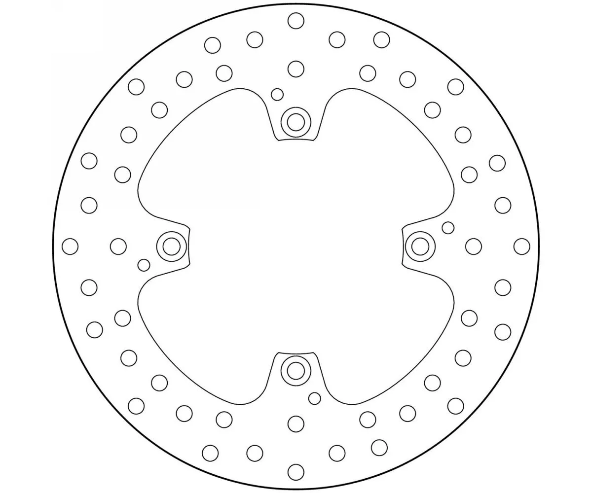 Disco Freno Fisso Brembo Serie Oro Posteriore Ducati Hypermotard 796 2010 > 2012-68B40792-62923