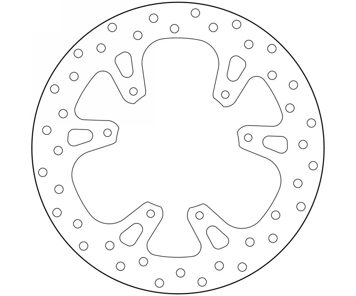 Disco Freno Fisso Brembo Serie Oro Anteriore Per Hm Cr F Enduro 230 2004 > 2010-68B40796-72883