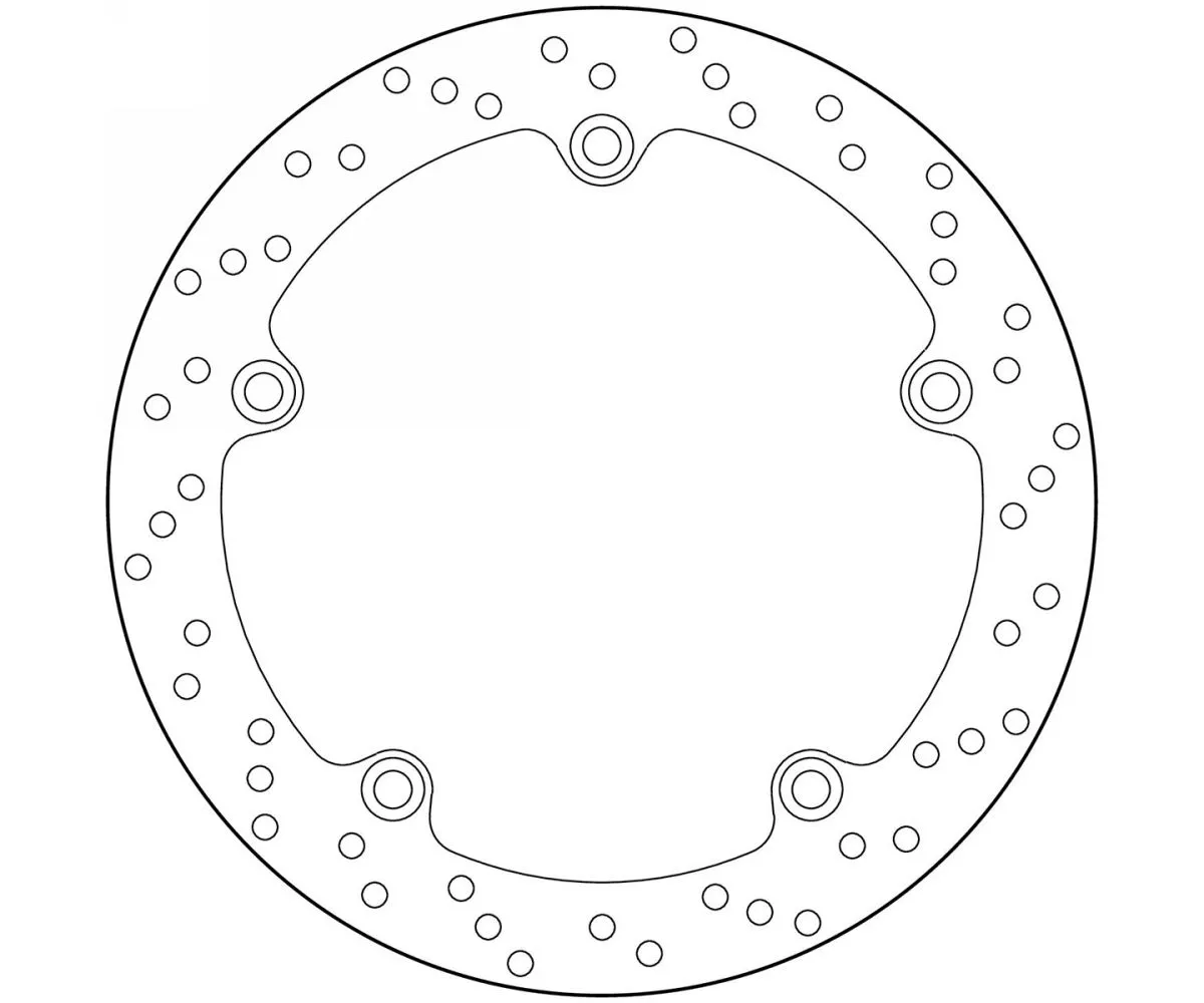 Disco Freno Fisso Brembo Serie Oro Posteriore Per Bmw R 850 C 850 1998 > 2001-68B407C8-62790