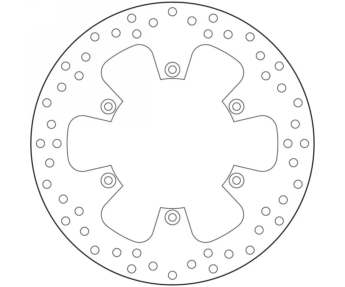 Disco Freno Fisso Brembo Serie Oro Posteriore Per Beta Rr 2t 250 2012 > 2015-68B407F0-62332