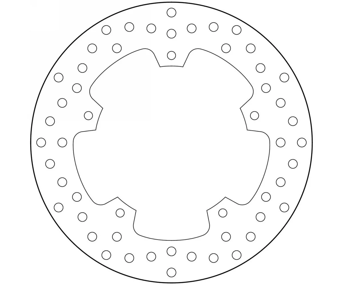 Disco Freno Fisso Brembo Serie Oro Posteriore Per Bmw S 1000 R 1000 2014 > 2016-68B407F2-62804