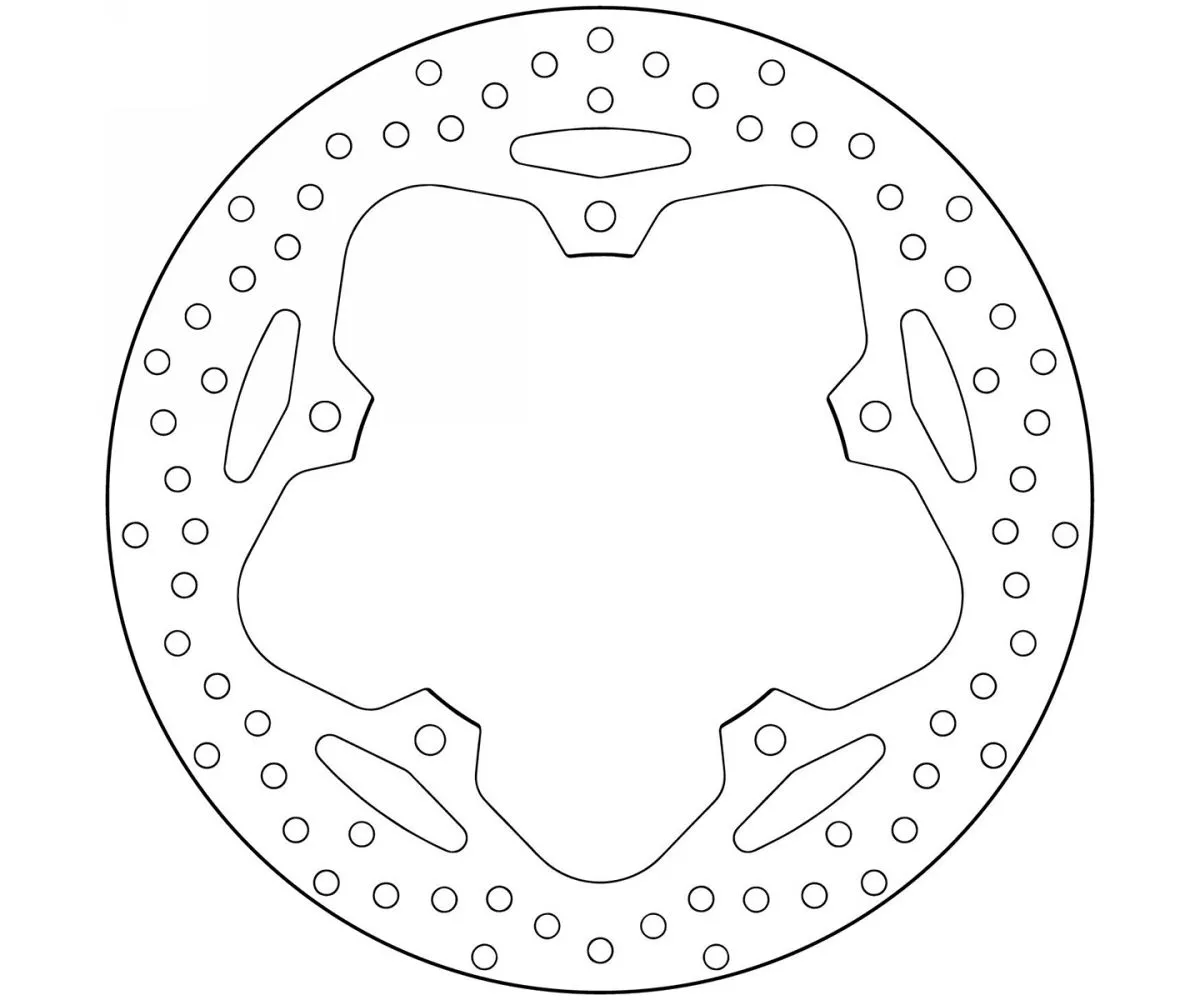 Disco Freno Fisso Brembo Serie Oro Posteriore Per Aprilia Srv 850 2012 > 2014-68B407F6-62154