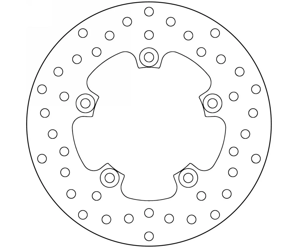 Disco Freno Fisso Brembo Serie Oro Posteriore Per Aprilia Rs 50 1999 > 2005-68B407G2-62067