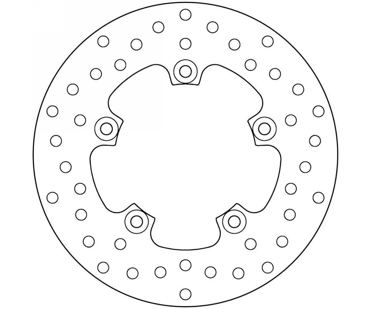 Disco Freno Fisso Brembo Serie Oro Posteriore Per Aprilia Rsv 1000 1998 > 2003-68B407G6-62155