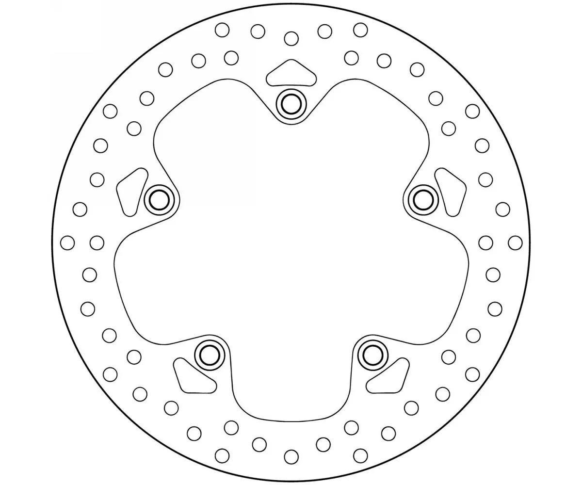 Disco Freno Fisso Brembo Serie Oro Posteriore Per Bmw R 1200 Gs 1200 2013 > 2016-68B407G9-62836
