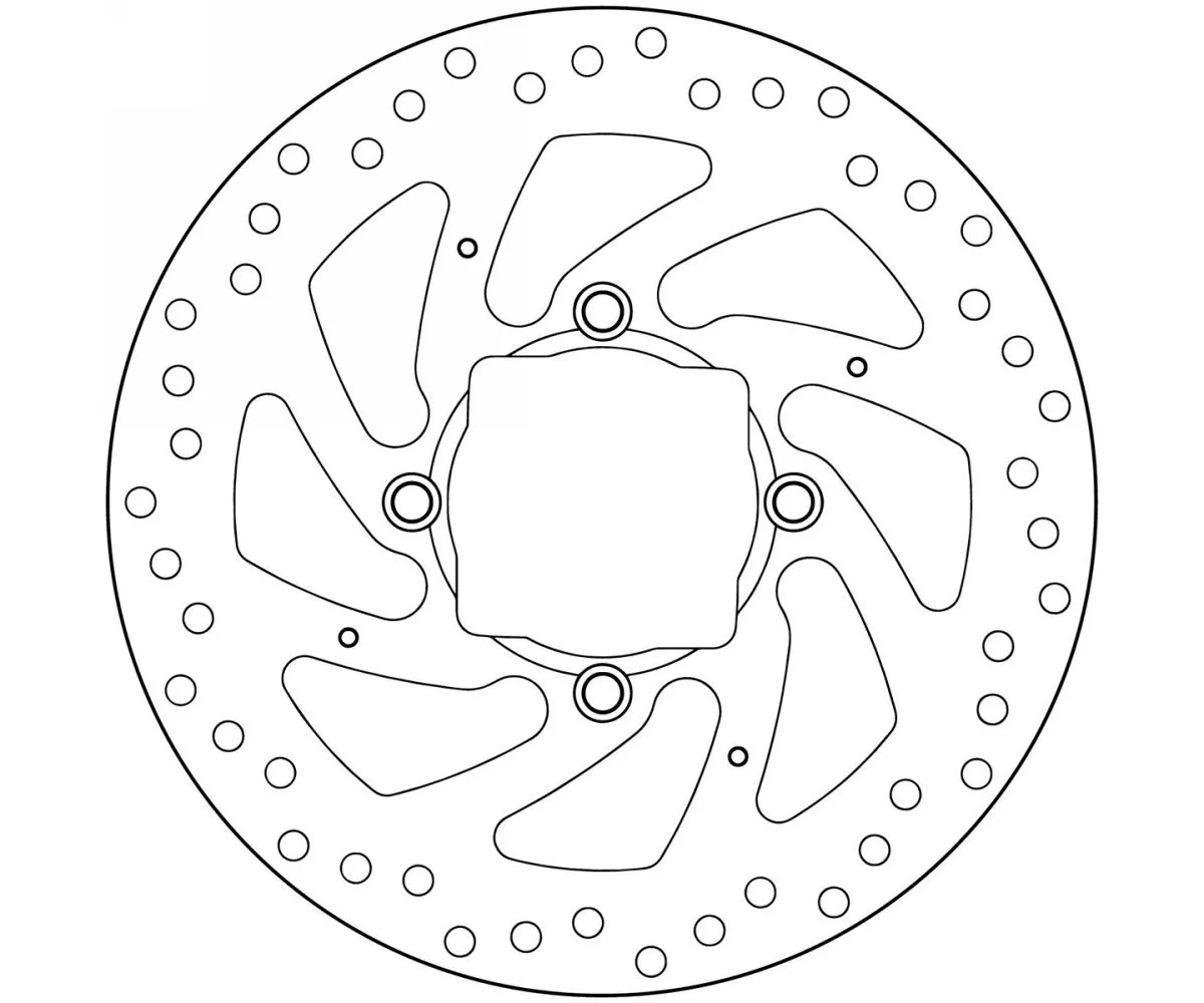 Disco Freno Fisso Brembo Serie Oro Posteriore Per Ducati Diavel 1200 2011 > 2014-68B407H2-63043