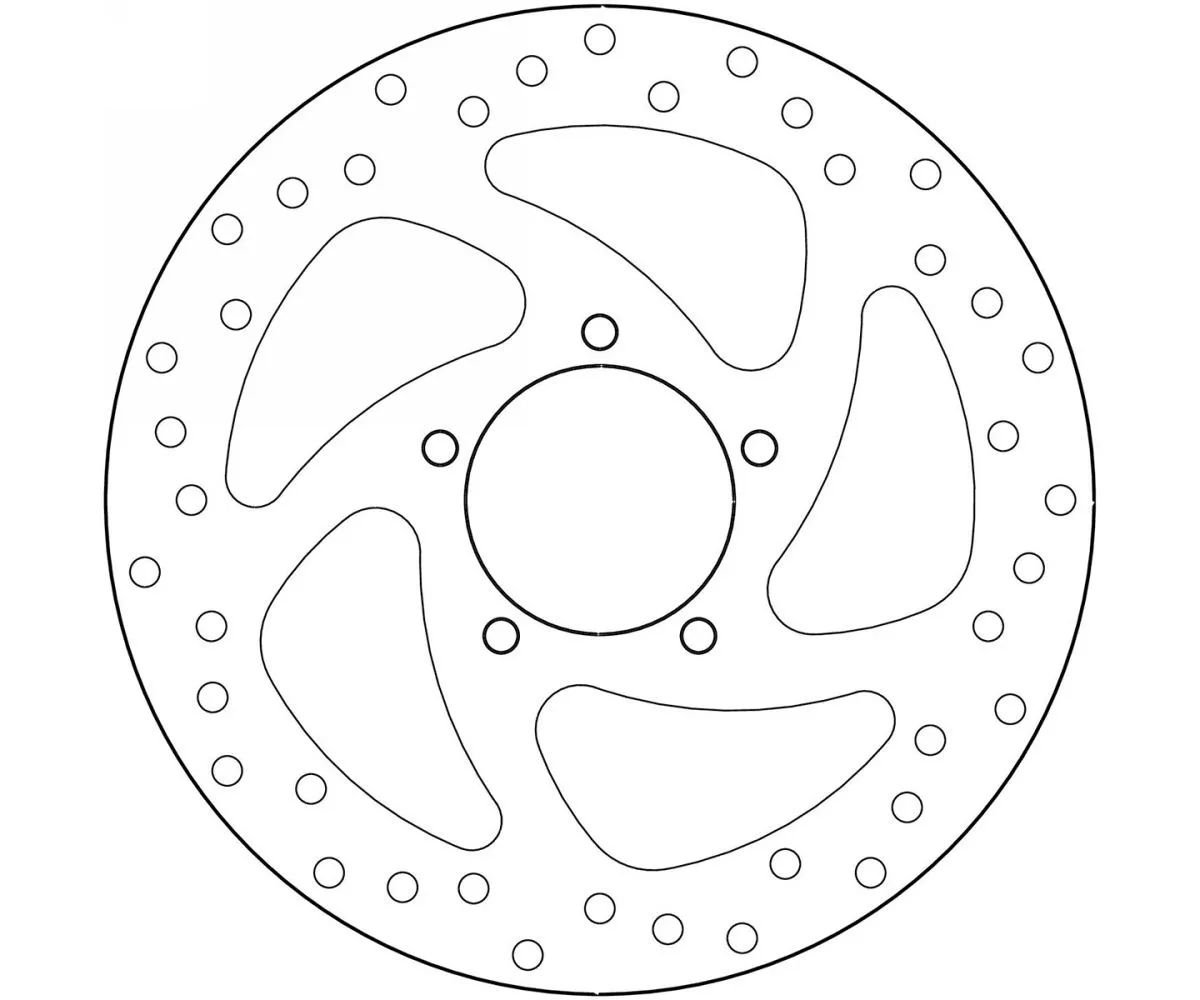 Disco Freno Fisso Brembo Serie Oro Posteriore Ducati Multistrada 950 2017 > 2021-68B407P6-62990