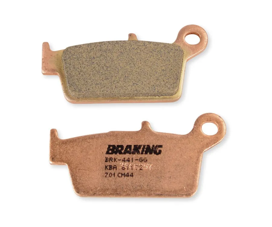 Pastiglie posteriori sinterizzate Braking KAWASAKI KX 125 / 250 1995-2008 KAWASAKI KX 500 1996-2004