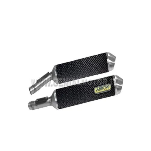 Terminali Di Scarico Arrow Race Tech Carbonio Aprilia Tuono 1000 R 2006 > 2010-71677MO-90594