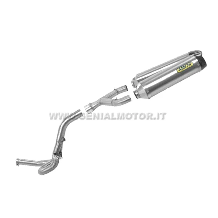 Scarico Completo Arrow Thunder Alluminio Aprilia Shiver 2010 > 2020-71748AO--71437MI--71411MI-90577