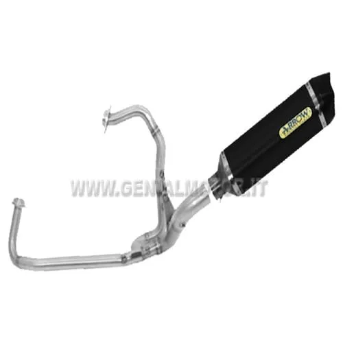 Scarico Completo Arrow Race Tech Allumo Nero Aprilia Srv 850 2012 > 2016-71749AKN--71469MI-90581