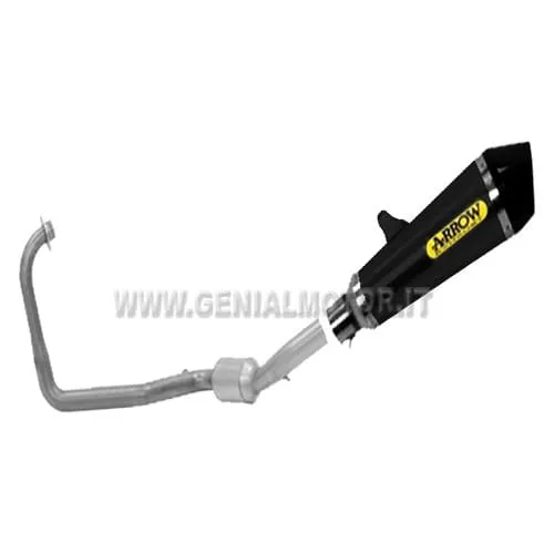 Scarico Completo Catalizzato Arrow Xkone Acciaio Nero Benelli Bn 251 2015 > 2016-71848XKN--71649KZ-90792