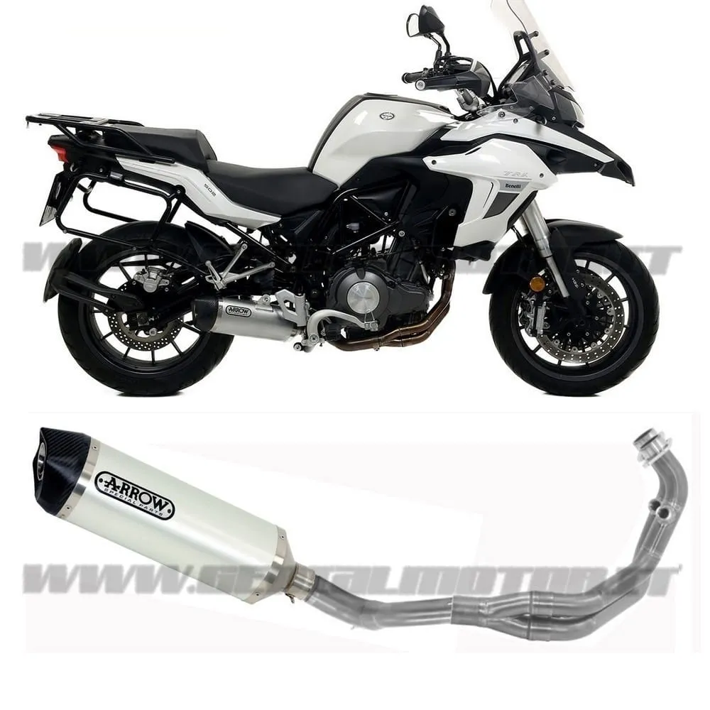 Scarico Completo Kat Arrow Race Tech Alluminio Benelli Trk 502 2017 > 2021-71878AK--71689KZ--71690MI-90887