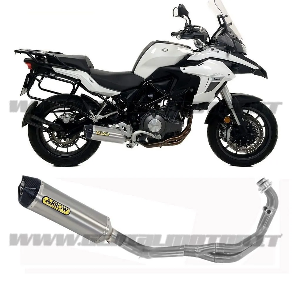 Scarico Completo Arrow Race Tech Titanio Benelli Trk 502 2017 > 2021-71878PK--71689MI--71690MI-90891